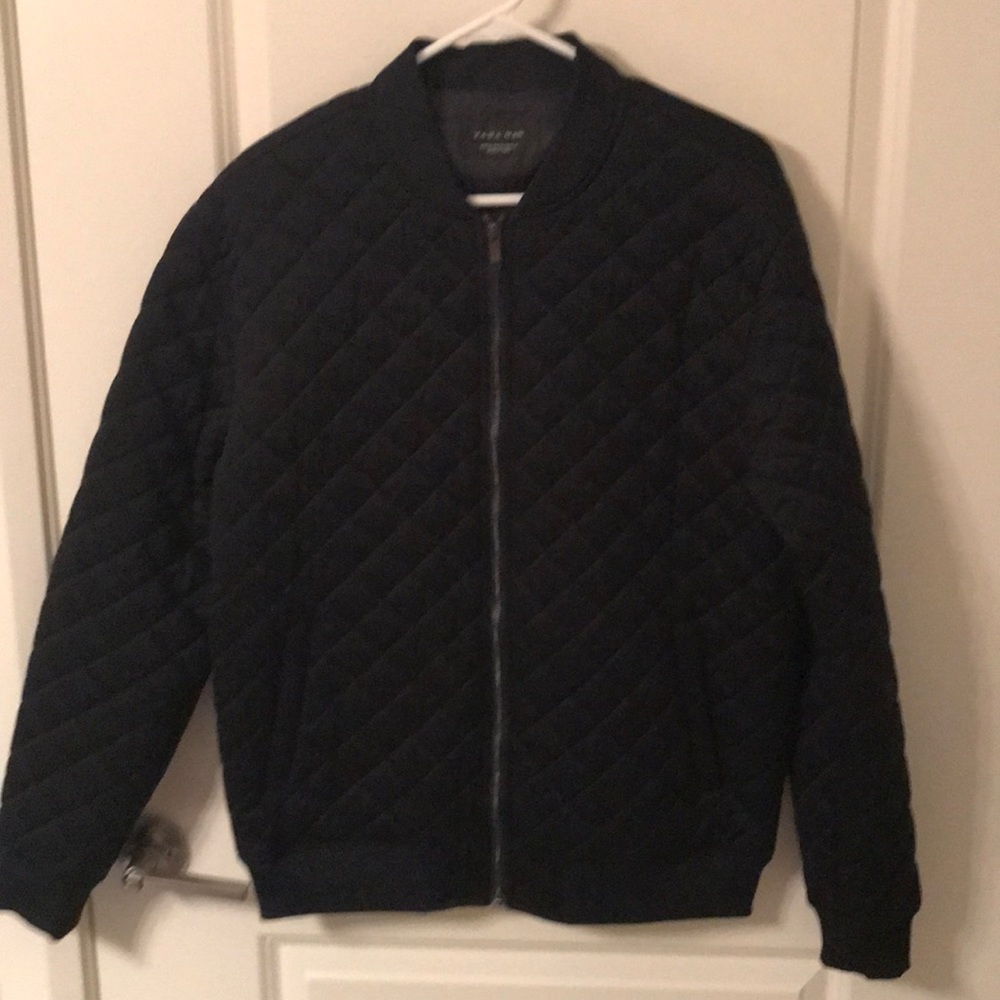 Diamond Quilted Bomber